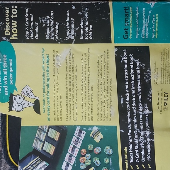 Deluxe poker set for Dummies - Picture 2 of 2